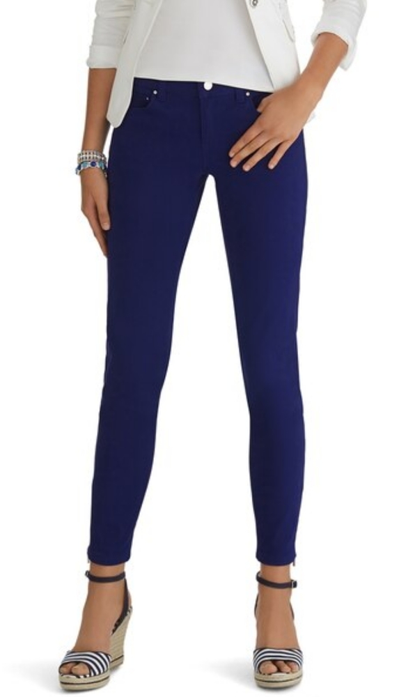 Women’s Slim Fit Ankle Jeans — Navy